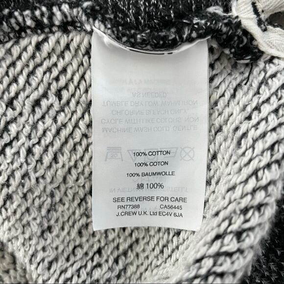 J.Crew Gray Turtleneck Tunic Heather Gray Sweater Sweatshirt Size S/M Pockets - Picture 5 of 10